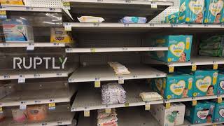 USA: Empty Shelves in NYC as supply chains backlog mounts