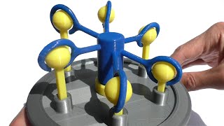 Удивительная механика в кинетической скульптуре на 3D принтере 3d print #Shorts