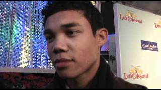 Roshan Fegan (Shake it Up) Interview at Starlight Children's Foundation's Disney on Ice