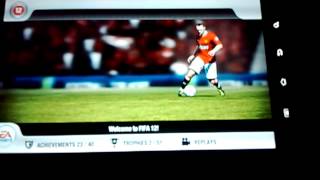Fifa 12 Android Menu Tasarımı