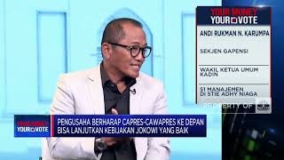 Capres-Cawapres, Ini Pesan Penting Pengusaha & Ekonom!