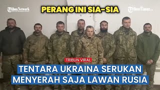 Prajurit Ukraina Ajak Rekannya di Tepi Kiri Dnepr Letakkan Senjata dan Nyerah ke Rusia