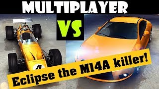 Asphalt Mitsubishi Eclipse vs McLaren M14A