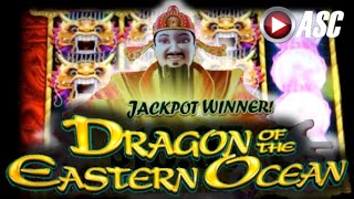 *NEW* DRAGON OF THE EASTERN OCEAN | Aristocrat - BIG WIN! Slot Machine Jackpot Feature & Line Hits
