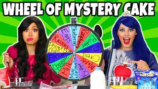 MYSTERY WHEEL OF CAKE CHALLENGE. (Descendants 2 Dress Up) 2018