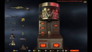 One box = One Weapon - BlueQQ - Warface EU War Box