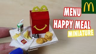 MINIATURE HAPPY MEAL (Mc Donald's)⎪Madame Patachou