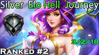 Star Guardian Janna - [Silver Elo Hell Journey] - Ranked #2 (3/2/18) - League of Legends