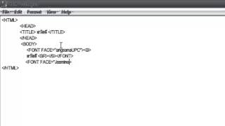 สอนเขียน html ใน notepad เบื้องต้น