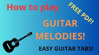 Guitar tablature, Greensleeves, easy guitar tab sheet music