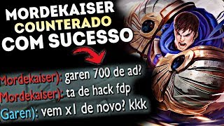 A BUILD PARECE HACK - BUILD TOP 1 GAREN  - COUNTERANDO MORDEKAISER