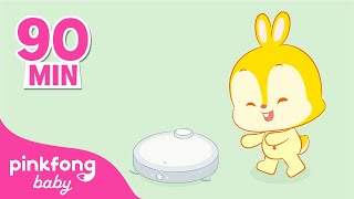 Ruido Blanco Relajante para Dormir | Sonidos de la Aspiradora | @Pinkfong! Baby Friends