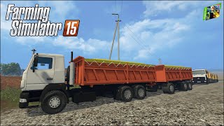 FS2015 - Один российский край - 227 - вывоз запасов урожая на продажу