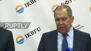 Russia: Lavrov comments on Moscow's position on recognising the Taliban power