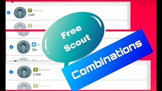 How to pes 2019 scout combinations mobile