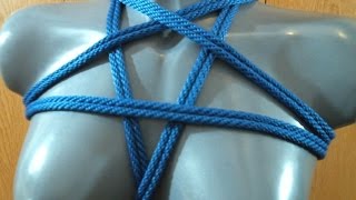 Rope Bondage Tutorial: Pentagram Chest Harness