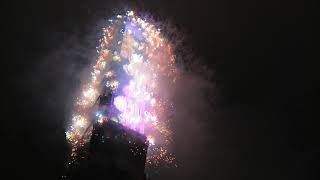Taipei Taiwan Fireworks Display 01.01.2020