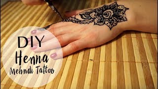 Тату хной в домашних условиях | DIY Henna mehndi Tattoo