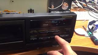 Technics RS BX501 не мотает касеты и не играет - ремонт в FixAudio