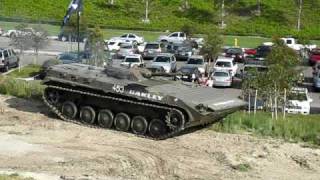Oakley TANK smashes trailer and car!
