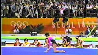 7th EF FX Elena Shushunova URS 1988 Olympic Games 19 575
