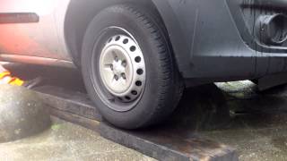 Opel Combo Van ,, on the rocks '' easy towtruck job.