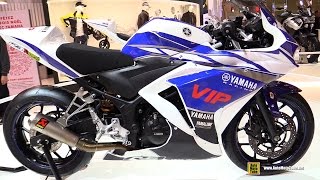 2016 Yamaha R3 Racing Bike - Walkaround - 2015 Salon de la Moto Paris