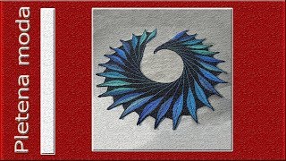 Листики  листочки в шалях  палантинах, шарфах, снудах.