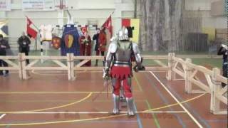 Двуручный меч 3б Фролов-Маневич Twohanded swords tournament Russia