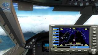 FSX 747-400 Monsoon ILS Approach (Mission)