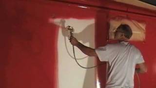 Travaux peinture pulvérisé pistolet prix économique pistolage Airless sans brouillard couleurs