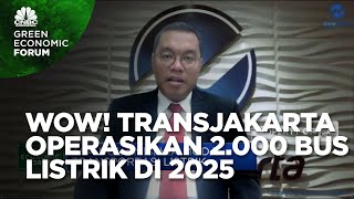 Kurangi 50,3% Emisi, Transjakarta Operasikan 2.000 Bus Listrik di 2025