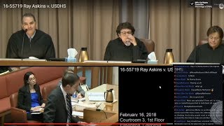 Big Court Case for filming at San Diego Border Entry.  Ray Askins v. USDHS