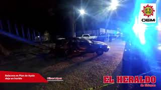 Balacera en Plan de Ayala deja un herido
