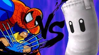 Spiderman and Wolverine Sandbag Beatdown (Sound Effects Test)