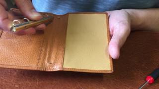 Changing the rings on a Mini-size Gillio planner