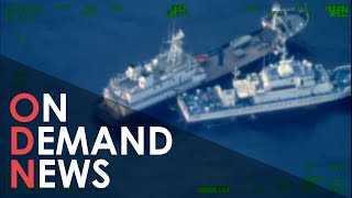 Coast Guard Ships COLLIDE in the South China Sea