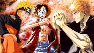 Top 50 Strongest Naruto/Bleach/One Punch Man/One Piece/FairyTail Characters