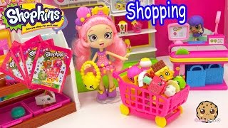 Shopkins Shoppies Doll Bubbleisha Small Mart Shopping with Stickers Blind Bags