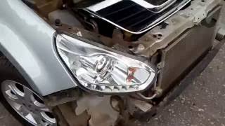 снятие бампера Chery Tiggo FL