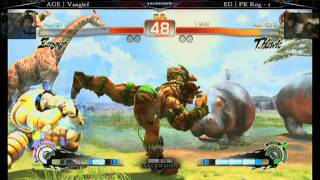 AGE| Vangief (Zangief) vs EG| PR Balrog (T. Hawk) Season's Beatings Ascension SSF4 AE 2012 Top 16