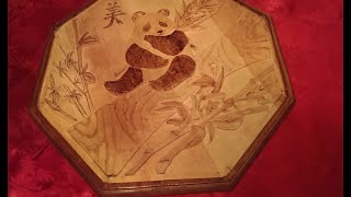 DIY Резьба по дереву панно "Панда" / DIY Panno "Panda"