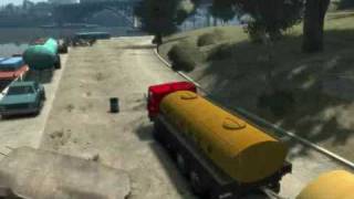 Kamaz + GKB milk trailer GTA IV