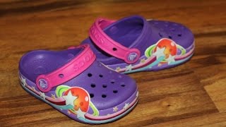Обзор кроксов с мигалками - crocs Girls' CrocsLights Galactic Clog - mini_bear