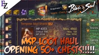 Blade & Soul: Loot Haul - Opening 50+ MSP Treasure Chests!!!