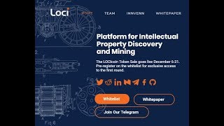 Loci - Поиск и Регистрация патентов в блокчейне.