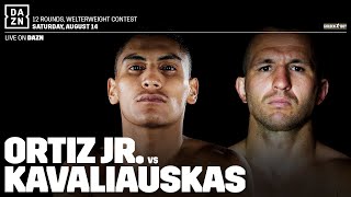 Vergil Ortiz Jr. vs. Egidijus Kavaliauskas Exchange Words At First Press Conference