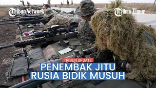 Jarang Terlihat, Rekaman Penembak Jitu Rusia Bidik Musuh satu per satu Lindungi Unit Infantri