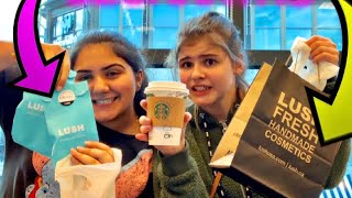 Шоппинг в Америке с подругой Делаем бомбочки в LUSH и забираем их себе:)