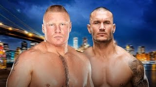 BROCK LESNAR vs RANDY ORTON - WWE SUMMERSLAM 2016 [WWE 2K16]